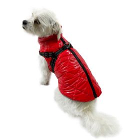Water Resistant Puffy Vest with Built