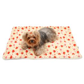 Yummy Strawberry Fleece/Plush Blanket (Option: )
