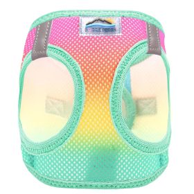 American River Choke Free Dog Harness Ombre Collection (Color: Beach Party, size: XX-Small)