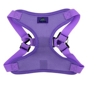 Wrap and Snap Choke Free Dog Harness by Doggie Design (Color: Paisley Purple, size: X-Small)