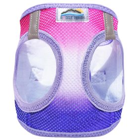 American River Choke Free Dog Harness Ombre Collection (Color: Raspberry Sundae, size: 3X-Large)