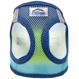 American River Choke Free Dog Harness Ombre Collection (Color: Northern Lights, size: small)