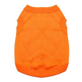 Cotton Dog Tank (Color: Sunset Orange, size: medium)